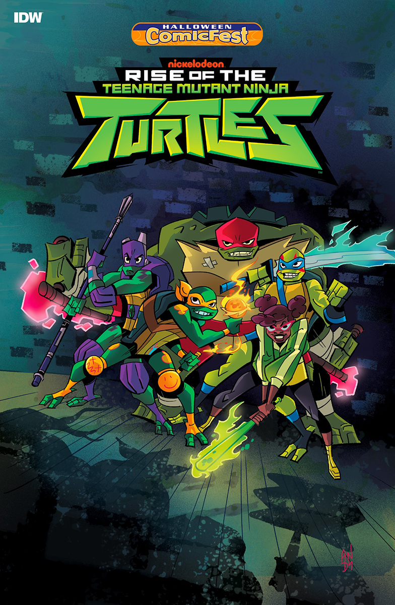 Halloween ComicFest 2018 Rise of the Teenage Mutant Ninja Turtles x3
