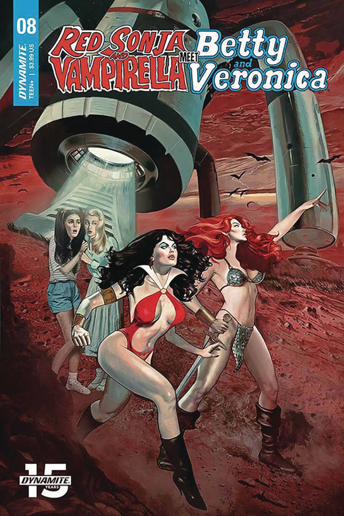 RED SONJA VAMPIRELLA BETTY VERONICA #8 CVR A DALTON