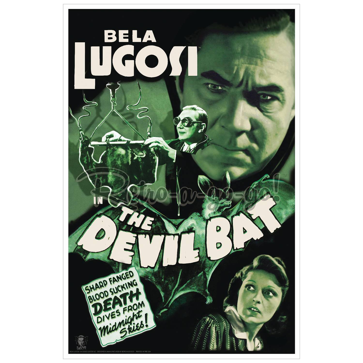 BELA LUGOSI THE DEVIL BAT PRINT  (FEB249376)