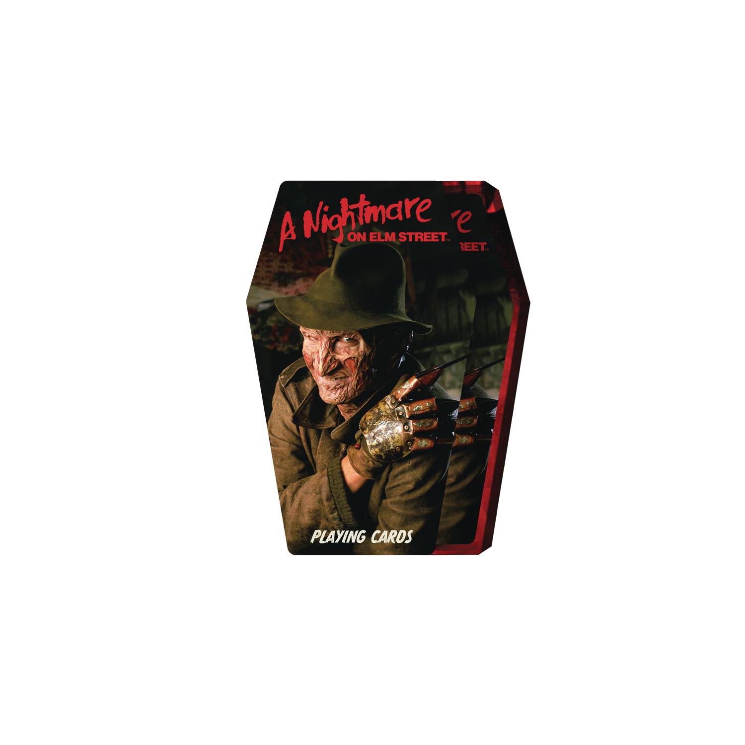 NIGHTMARE ON ELM STREET COFFIN BOX PLAYING CARDS 12 PC DIS (