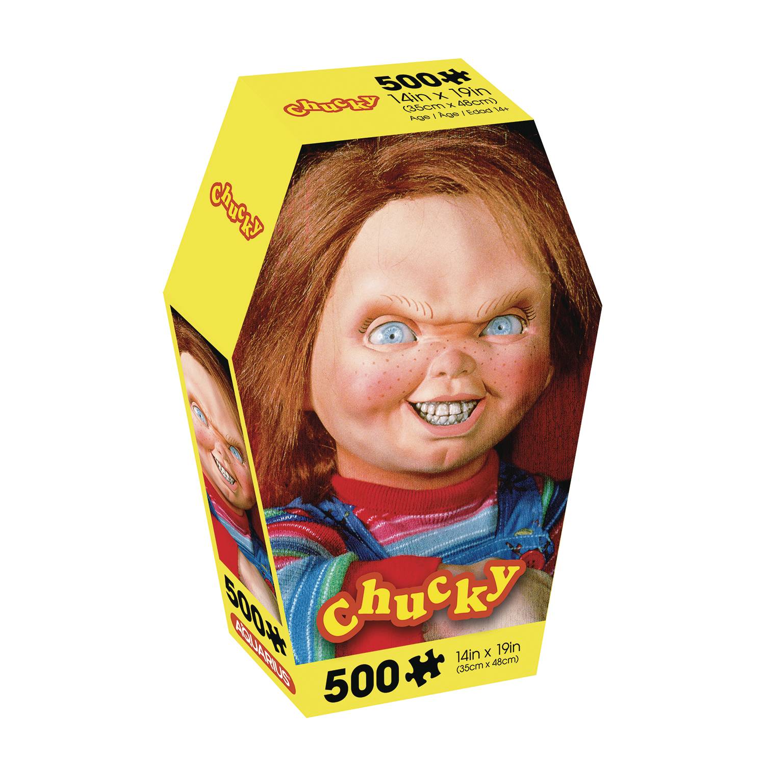 CHUCKY COFFIN BOX 500PC PUZZLE  (APR248742)