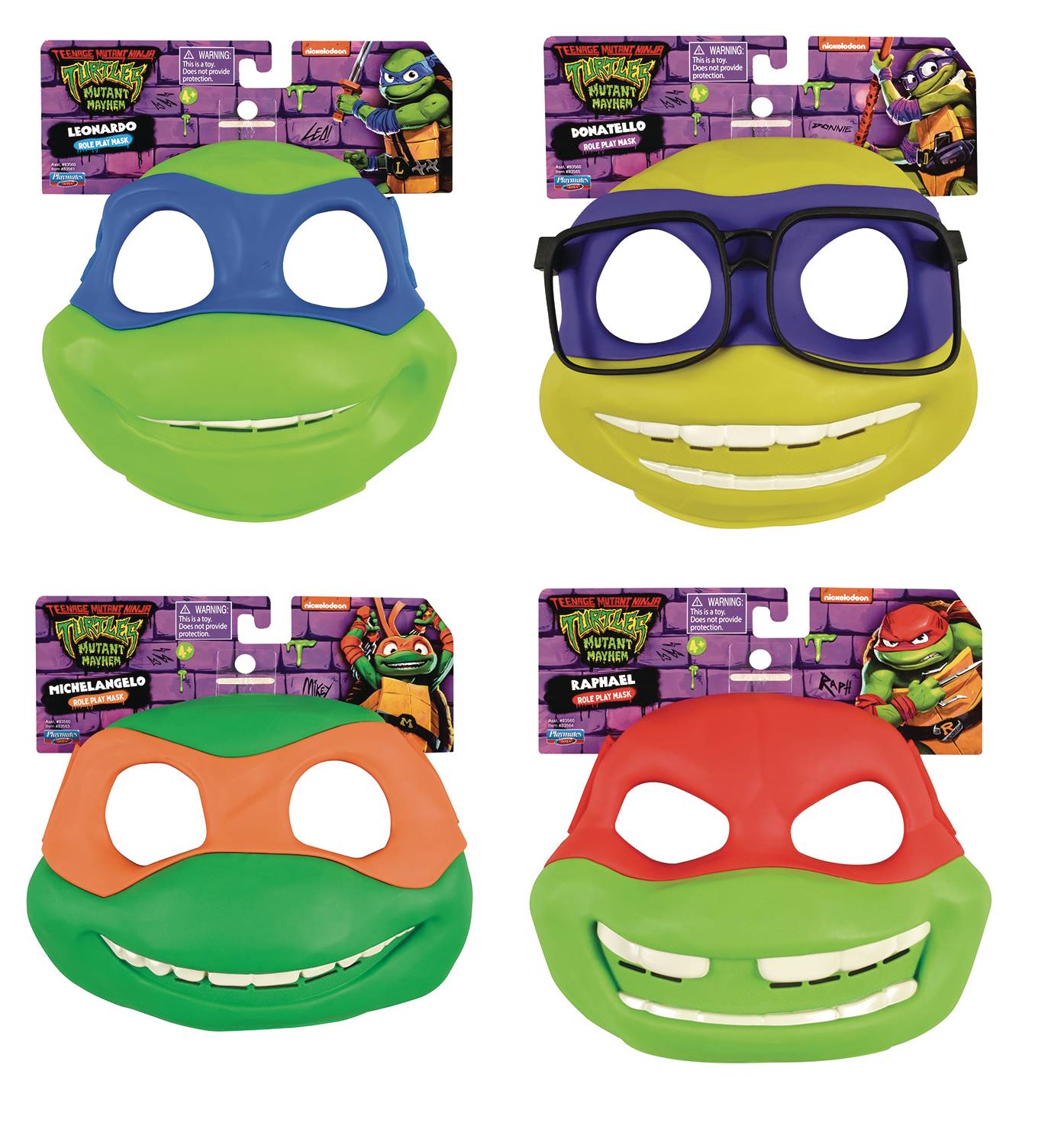 TMNT TURTLE MASKS ASSORTMENT  (MAY247480)